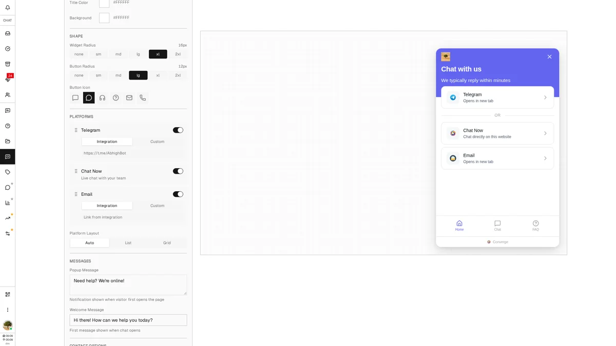 Chat Widget